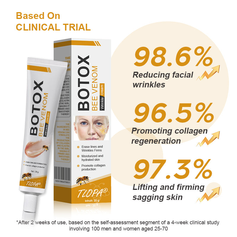 👨⚕️ Made and Shipped from USA✅ TLOPA™ Botox Bee Venom Wrinkle Removal Cream- LAST DAY 80% OFF