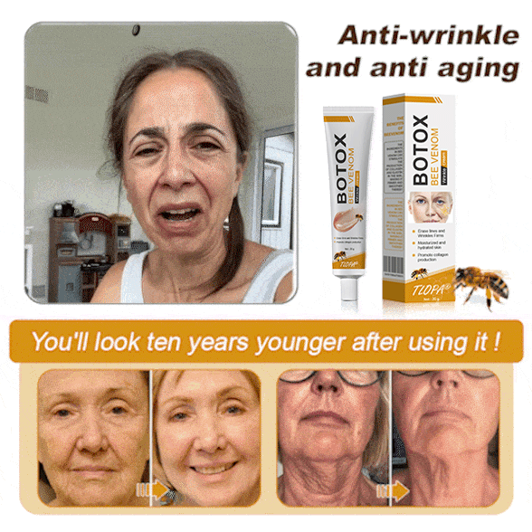 👨⚕️ Made and Shipped from USA✅ TLOPA™ Botox Bee Venom Wrinkle Removal Cream- LAST DAY 80% OFF