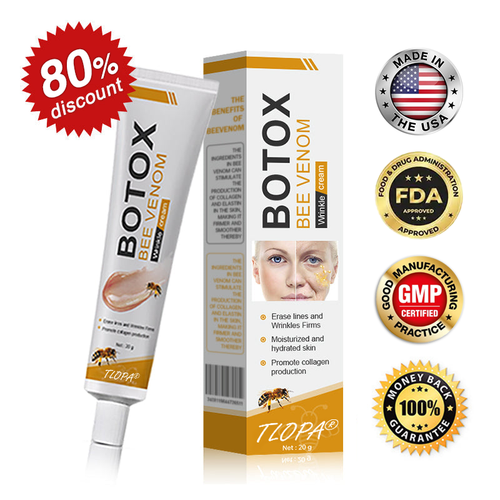 👨‍⚕️ Made and Shipped from USA✅ TLOPA™ Botox Bee Venom Wrinkle Removal Cream- LAST DAY 80% OFF